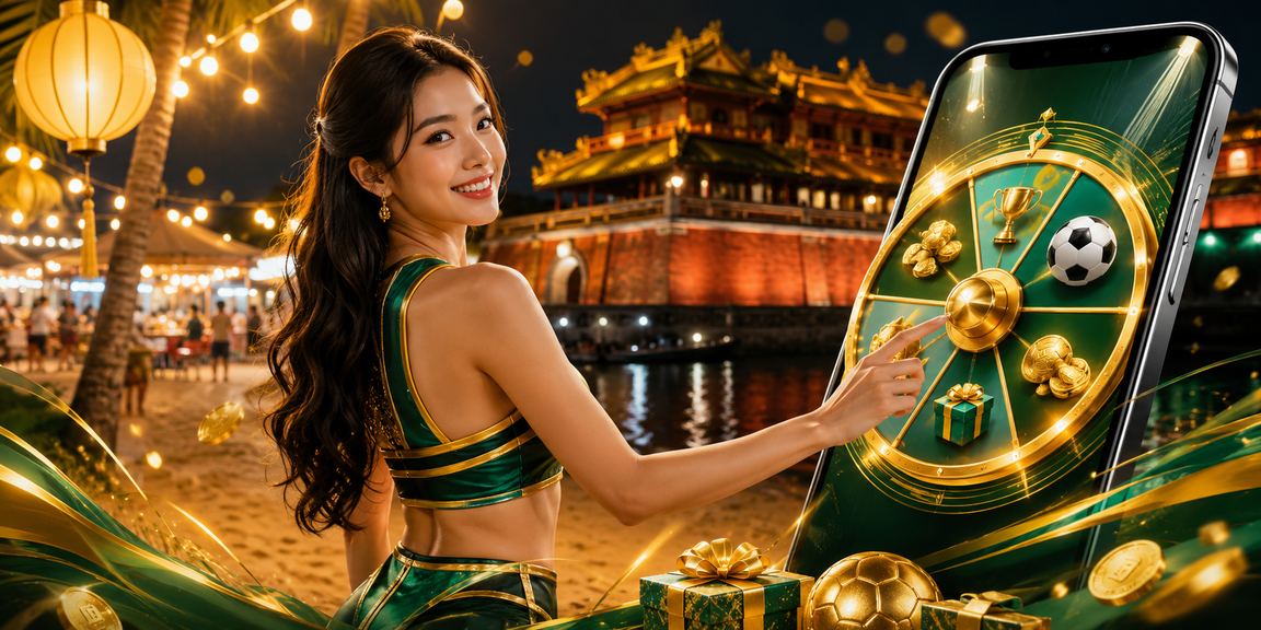 Rút thăm may mắn Lucky Draw tại chợ đêm Huế với không khí lễ hội sôi động