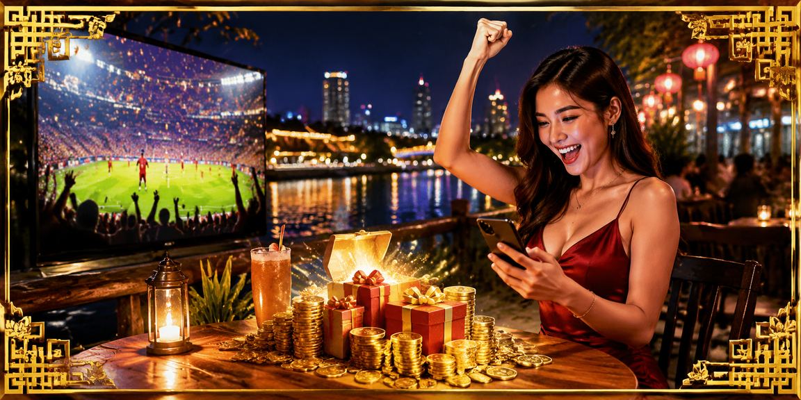 Người dùng miền Tây xem kết quả game và cá cược tại quán cà phê bên sông Mekong